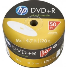 DVD-R диск HP 4.7Gb 16x HP Printable 50 шт. в пленке 69304