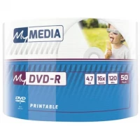 DVD-R диск MyMedia 4.7Gb 16x MyMedia Printable 50 шт. в пленке 69202