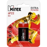 Батарейки Mirex 6F22 1 шт 23702-6F22-E1
