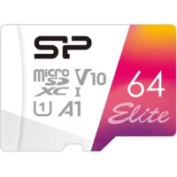 Карта памяти Silicon-Power Elite microSDXC SP064GBSTXBV1V20SP 64GB