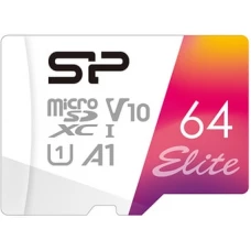 Карта памяти Silicon-Power Elite microSDXC SP064GBSTXBV1V20SP 64GB