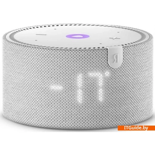 Умная колонка Яндекс Станция Мини 2 с часами (серый опал) ver4