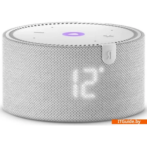 Умная колонка Яндекс Станция Мини 2 с часами (серый опал) ver5