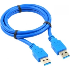 Кабель Cablexpert USB Type-A - USB Type-A CCP-USB3-AMAM-6 (1.8 м, синий)