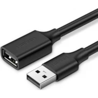 Удлинитель Ugreen US103 USB Type-A - USB Type-A (5 м, черный)