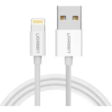 Кабель Ugreen US155 USB Type-A - Lightning (0.5 м, белый)