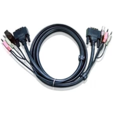 Кабель Aten DVI-D - DVI-D 2L-7D02UD (1.8 м, черный)