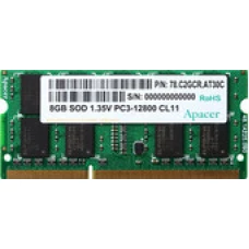 Оперативная память Apacer 8GB DDR3 SO-DIMM PC3-12800 (AS08GFA60CATBGC)