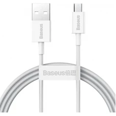 Кабель Baseus CAMYS-A02 USB Type-A - microUSB (2 м, белый)