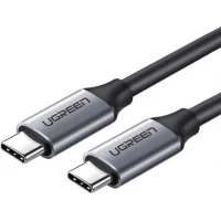 Кабель Ugreen US161 50751 USB Type-C - USB Type-C (1.5 м, черный/серый)