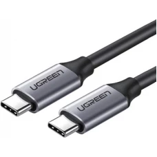 Кабель Ugreen US161 50751 USB Type-C - USB Type-C (1.5 м, черный/серый)