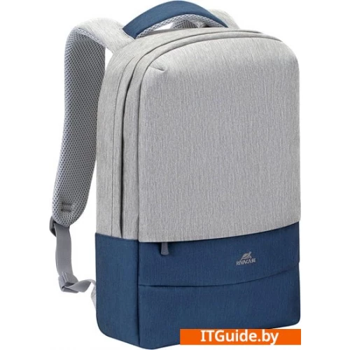 Городской рюкзак Rivacase 7562 (серый/синий) ver1