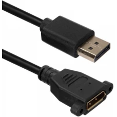 Удлинитель ACD DisplayPort - DisplayPort ACD-DDPF2-50B (5 м, черный)