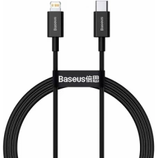 Кабель Baseus USB Type-C - Lightning CATLYS-A01 (1 м, черный)