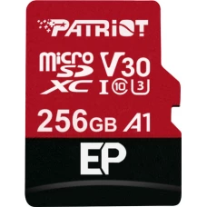 Карта памяти Patriot microSDXC EP Series PEF256GEP31MCX 256GB (с адаптером)