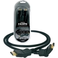 Кабель Mystery HDMI - HDMI HDMI1.0pre (1 м, черный)