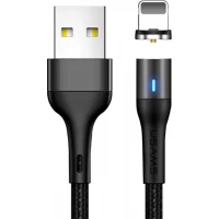 Кабель Usams U32 USB Type-A - Lightning SJ352USB01 (2 м, черный)