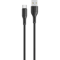 Кабель Usams U68 USB Type-A - USB Type-C SJ501USB01 (1 м, черный)
