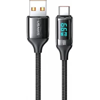 Кабель Usams U78 USB Type-A - USB Type-C SJ544USB01 (1.2, черный)