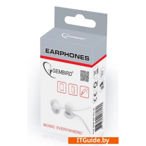 Наушники Gembird MHP-EP-001-W ver2