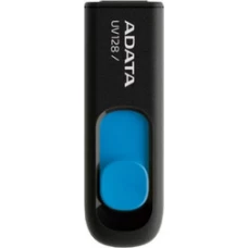 USB Flash A-Data DashDrive UV128 Black/Blue 32GB (AUV128-32G-RBE)