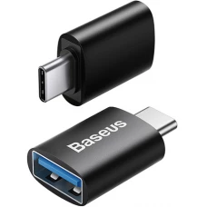 Адаптер Baseus ZJJQ000001 USB Type-C - USB Type-A (черный)