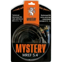 Кабель Mystery MREF 5.4 RCA - RCA (5 м, черный)