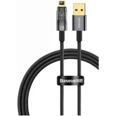 Кабель Baseus Explorer USB Type-A - Lightning (1 м, черный)