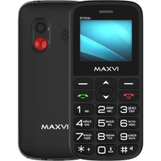 Кнопочный телефон Maxvi B100ds (черный)