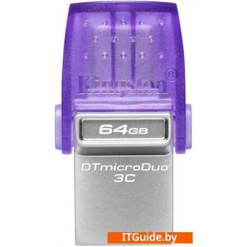 USB Flash Kingston DataTraveler MicroDuo 3C USB 3.2 Gen 1 64GB ver1