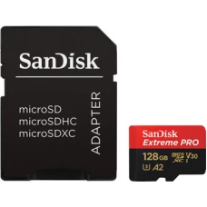 Карта памяти SanDisk Extreme PRO microSDXC SDSQXCD-128G-GN6MA 128GB (с адаптером)