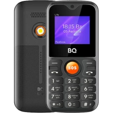 Кнопочный телефон BQ-Mobile BQ-1853 Life (черный/оранжевый)