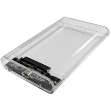 Бокс для накопителей 2.5" AgeStar 3UB2P6C (прозрачный)