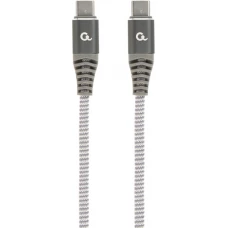 Кабель Cablexpert CC-USB2B-CMCM60-1.5M USB Type-C - USB Type-C (1.5 м, серый)