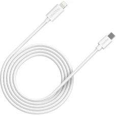 Кабель Canyon CNE-CFI12W USB Type-C - Lightning (2 м, белый)