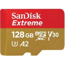 Карта памяти SanDisk Extreme SDSQXAA-128G-GN6MA microSDXC 128GB