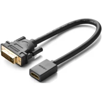 Кабель Ugreen 20118 DVI - HDMI (0.22 м, черный)