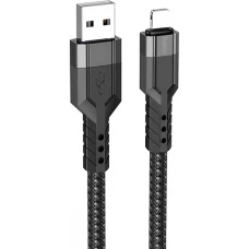 Кабель Hoco U110 USB Type-A - Lightning (1.2 м, черный)