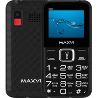 Кнопочный телефон Maxvi B200 (черный)