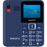 Кнопочный телефон Maxvi B200 (синий)