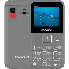 Кнопочный телефон Maxvi B200 (серый)