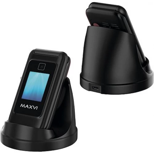 Кнопочный телефон Maxvi E8 (черный) ver2