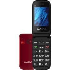 Кнопочный телефон Maxvi E8 (розовый)