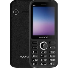 Кнопочный телефон Maxvi K32 (черный)