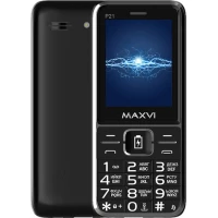 Кнопочный телефон Maxvi P21 (черный)