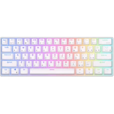 Клавиатура Royal Kludge RK61 RGB (белый, RK Red)