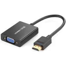 Адаптер Ugreen MM102 40233 HDMI - VGA (0.25 м, черный)