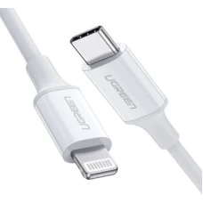 Кабель Ugreen US171 60748 USB Type-C - Lightning (1.5 м, белый)