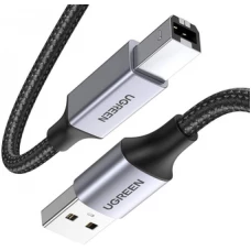 Кабель Ugreen US369 80804 USB Typa-A - USB Type-B (3 м, черный)