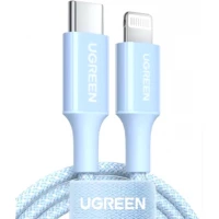 Кабель Ugreen US532 90448 USB Type-A - Lightning (1 м, голубой)